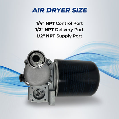Air Dryer AD 12V Replaces Meritor Wabco 1200 Series R955205 065691 4324130010